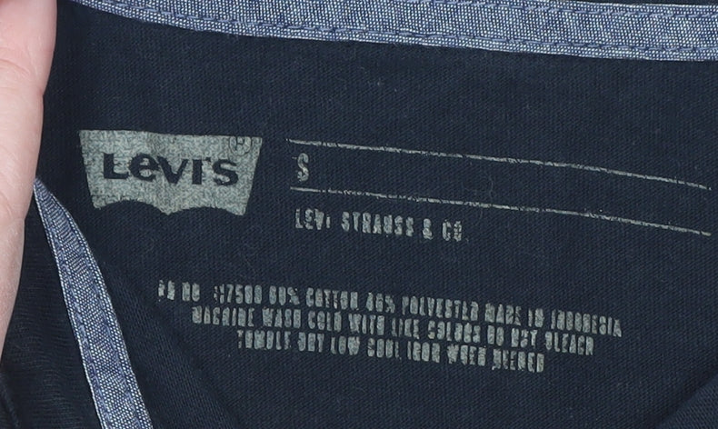 Mens UK Size S Levi's Cotton Blend Polo Shirt