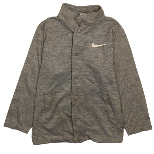 Nike Womens Grey Therma-Fit L Sports Jacket Water Resistant Lined