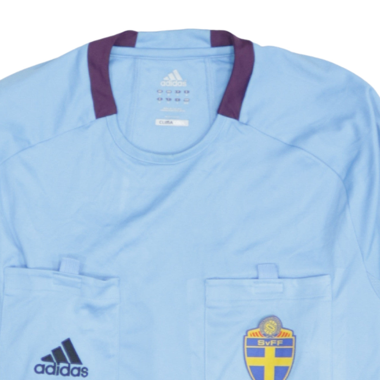 Adidas Men’s Blue Sweden Football Long Sleeve Jersey M