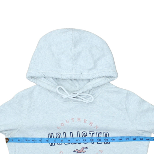 Womens UK Size S Hollister Grey Pullover Hoodie