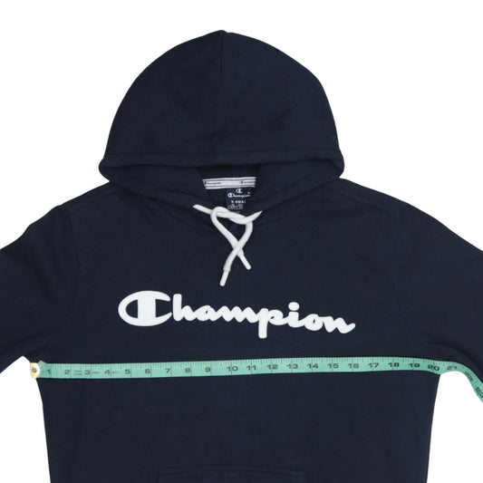 Mens UK Size XS Champion Blue Pullover Hoodie