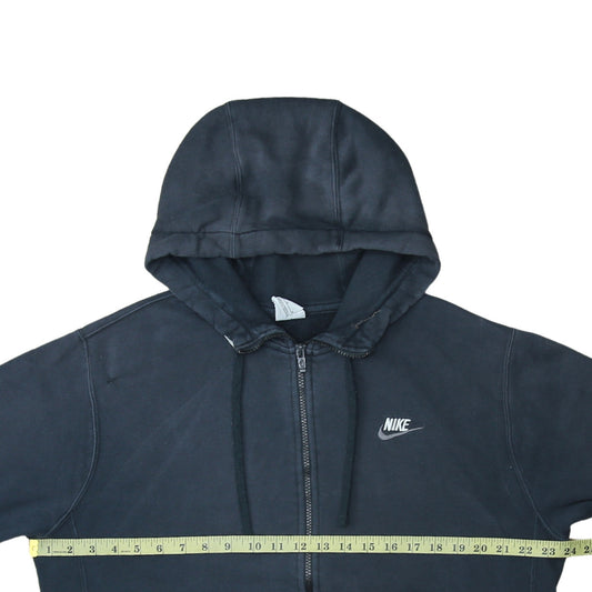 Mens UK Size M Nike Black Full Zip Hoodie