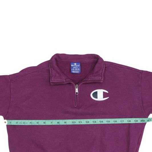 Womens UK Size S Champion Purple Pullover Sweatshirt