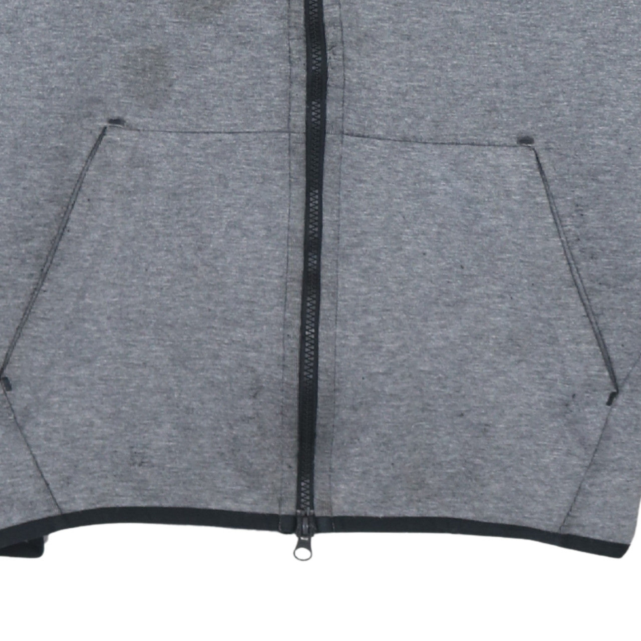 Mens UK Size S Nike Grey Full Zip Hoodie