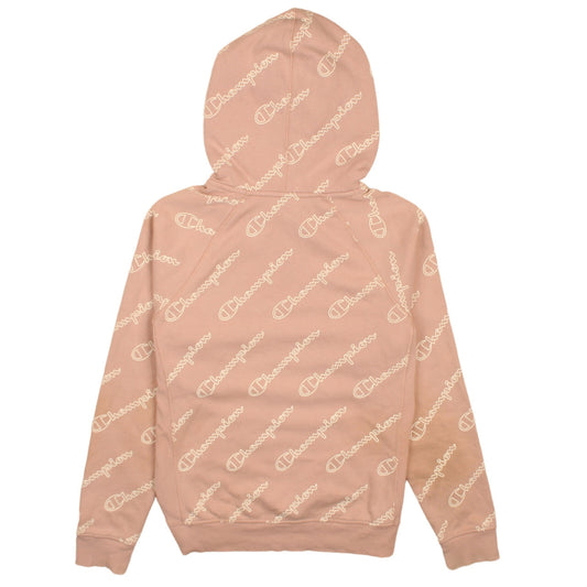 Womens UK Size S Champion Beige Pullover Hoodie