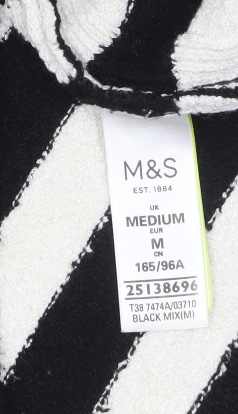 Womens UK Size M Marks and Spencer Black Pullover Jumper