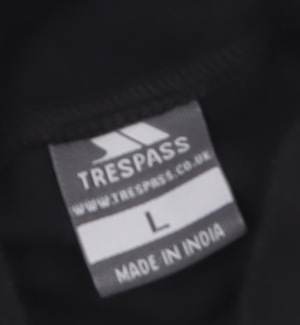 Womens UK Size L Trespass Black Basic T-Shirt