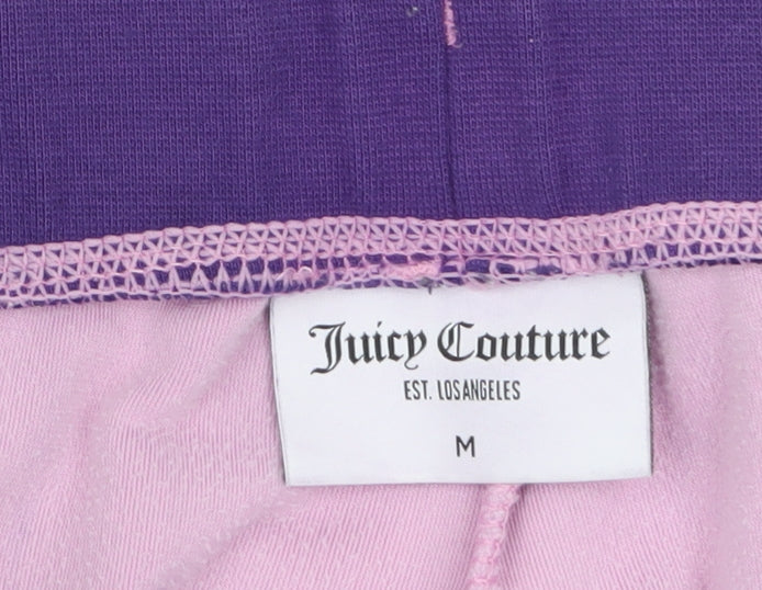 Womens UK Size M Juicy Couture Regular Fit Jogger Pink Trousers