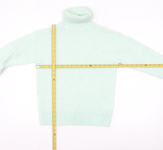 Womens UK Size XS Marks and Spencer Green Pullover Jumper