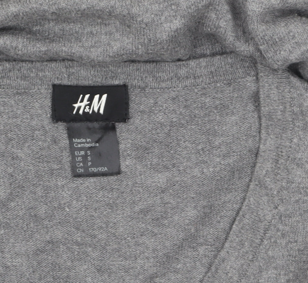 Womens UK Size S H&M Grey Pullover Jumper