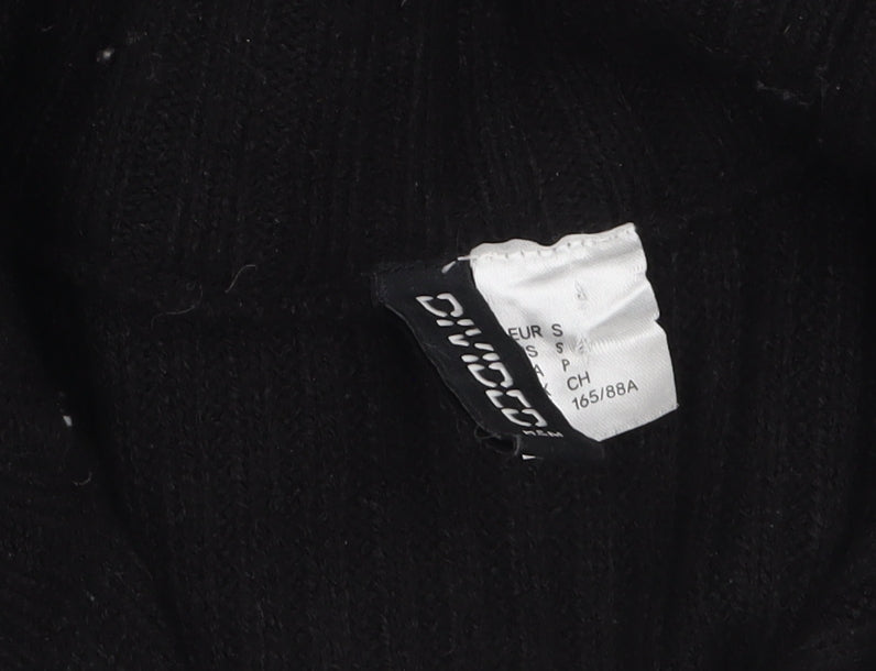 Womens UK Size 8 Divided Black Pullover Jumper