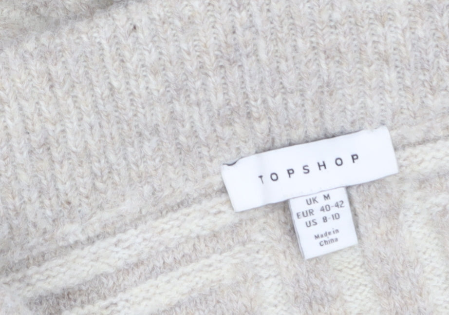 Womens UK Size M Topshop Straight & Pencil Knit Skirt