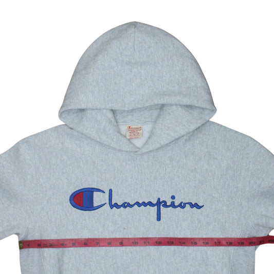 Mens UK Size M Champion Grey Pullover Hoodie