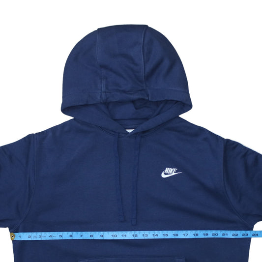Womens UK Size M Nike Blue Pullover Hoodie