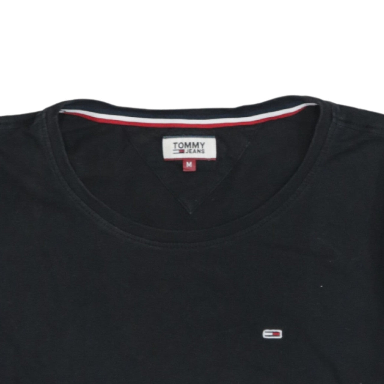 Mens UK Size M Tommy Jeans Black T-Shirt