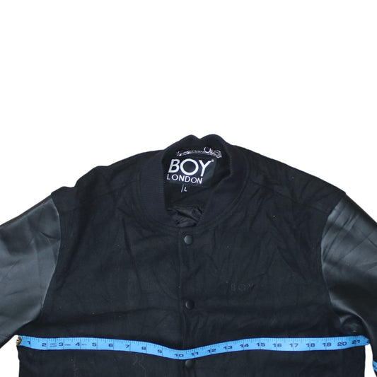 Womens UK Size L BOY London Black Varsity Jacket