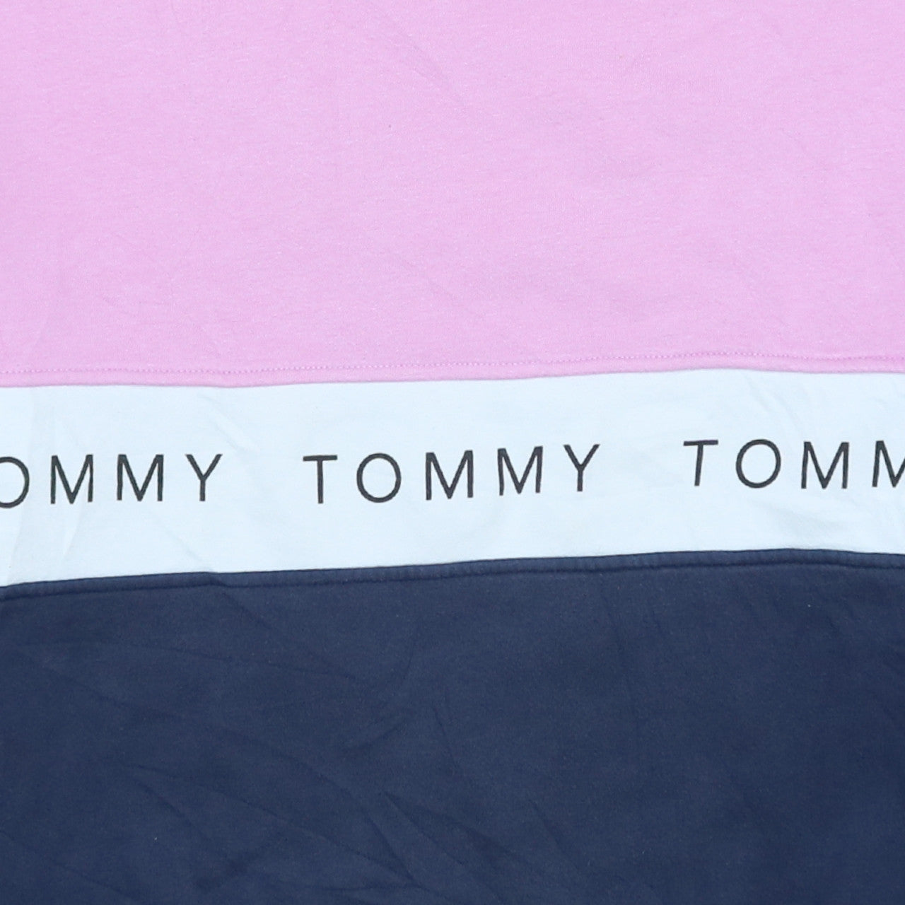 Womens UK Size S Tommy Jeans Multicoloured Pullover Sweatshirt