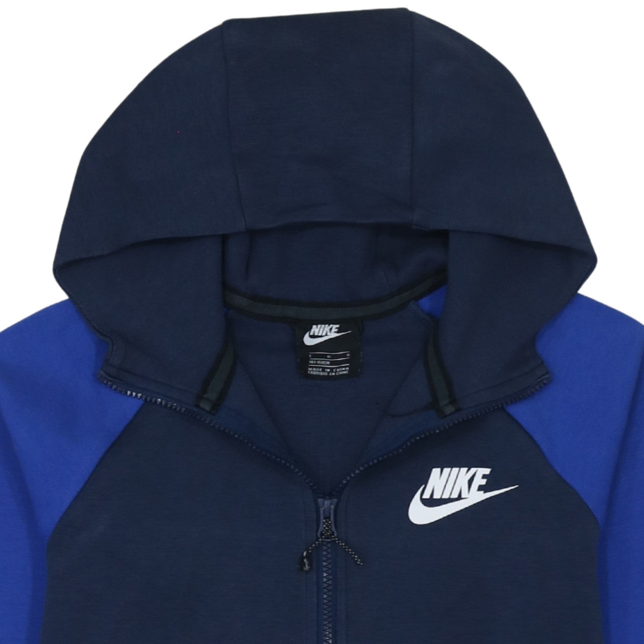 Boys UK Size L Nike Blue Full Zip Hoodie