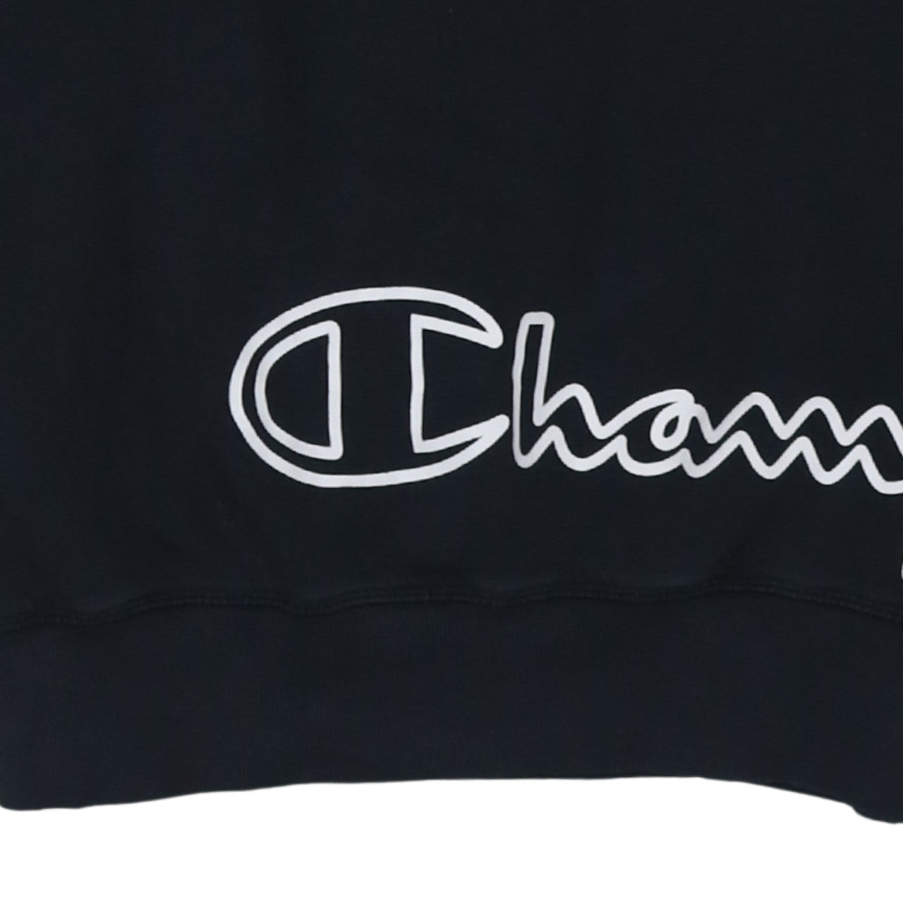Womens UK Size L Champion Black Pullover Sweatshirt