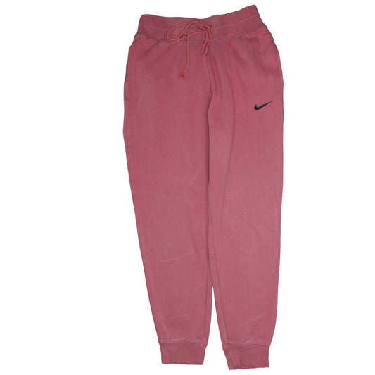 Womens UK Size M Nike Regular Fit Sweatpants Pink Trousers