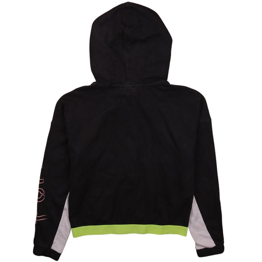 Womens UK Size XS PUMA Black Full Zip Hoodie