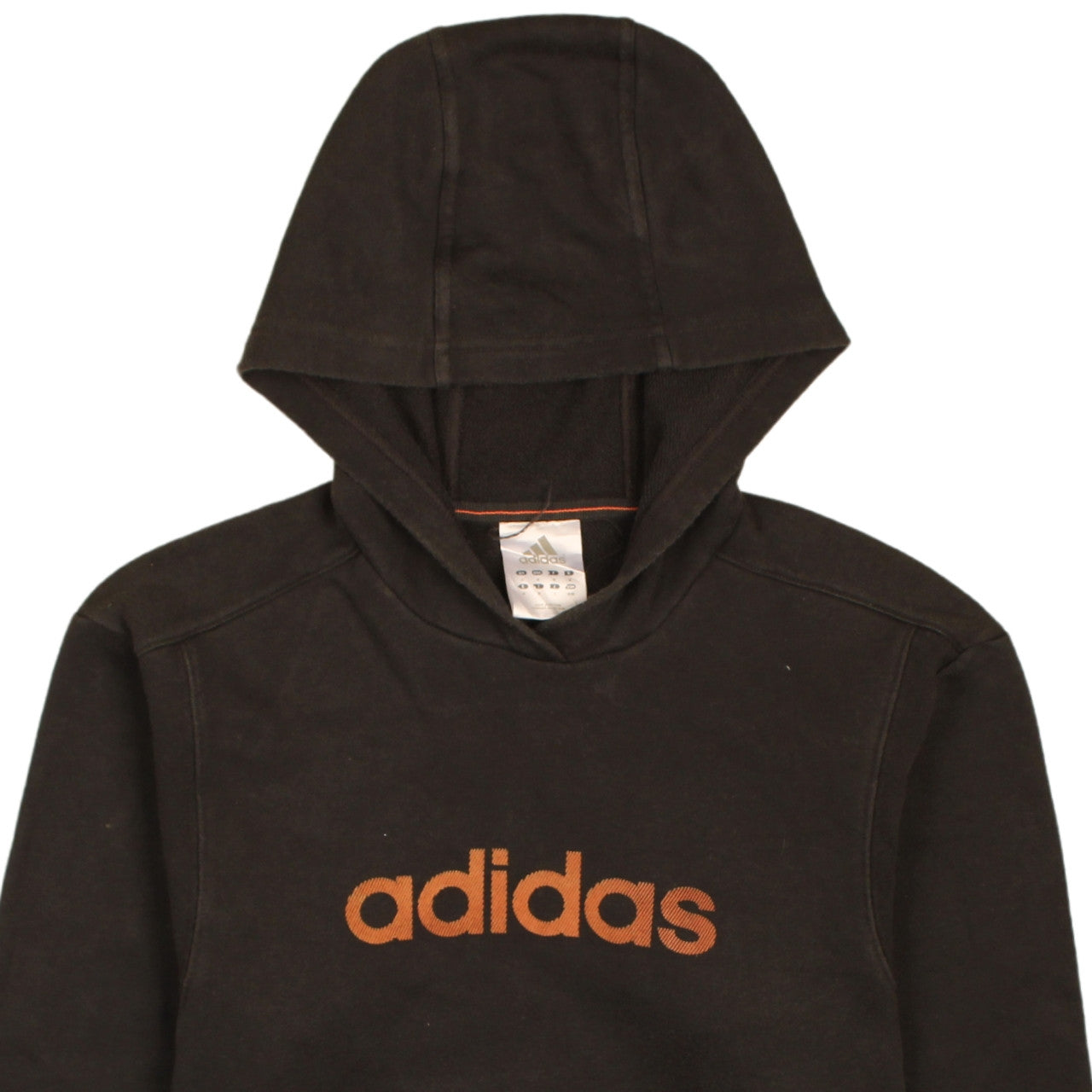Mens UK Size M adidas Black Pullover Hoodie