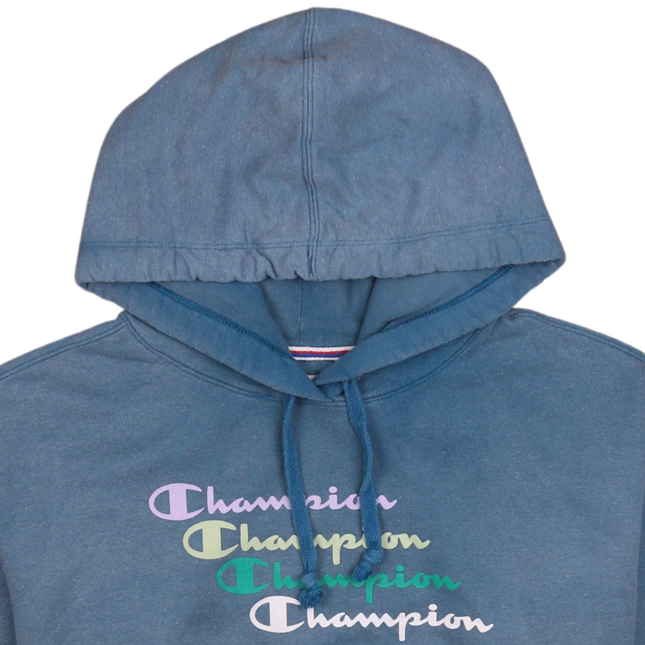 Womens UK Size S Champion Blue Pullover Hoodie