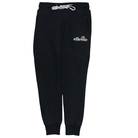 Womens UK Size 10 ellesse Regular Fit Jogger Black Trousers