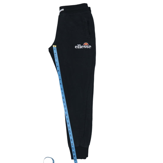 Womens UK Size 10 ellesse Regular Fit Jogger Black Trousers