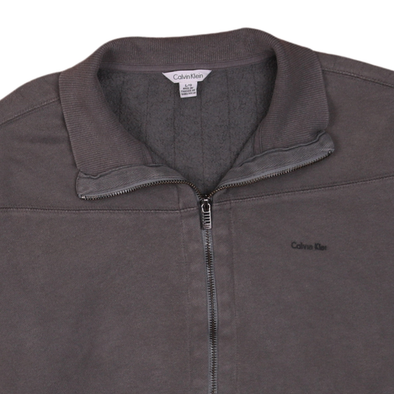 Mens UK Size L Calvin Klein Grey Casual Walking Gym & Training Jacket