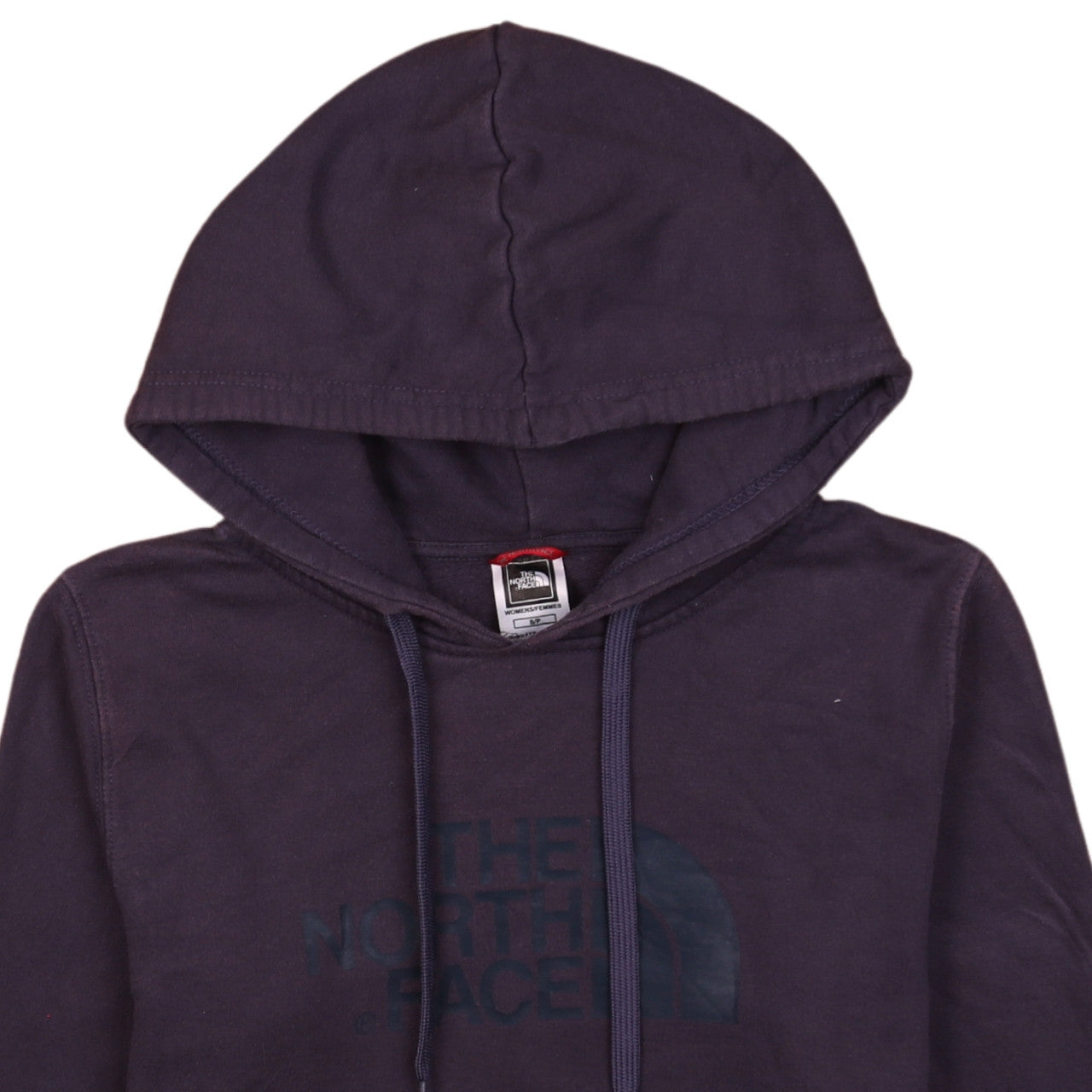 Womens UK Size S The North Face Purple Pullover Hoodie
