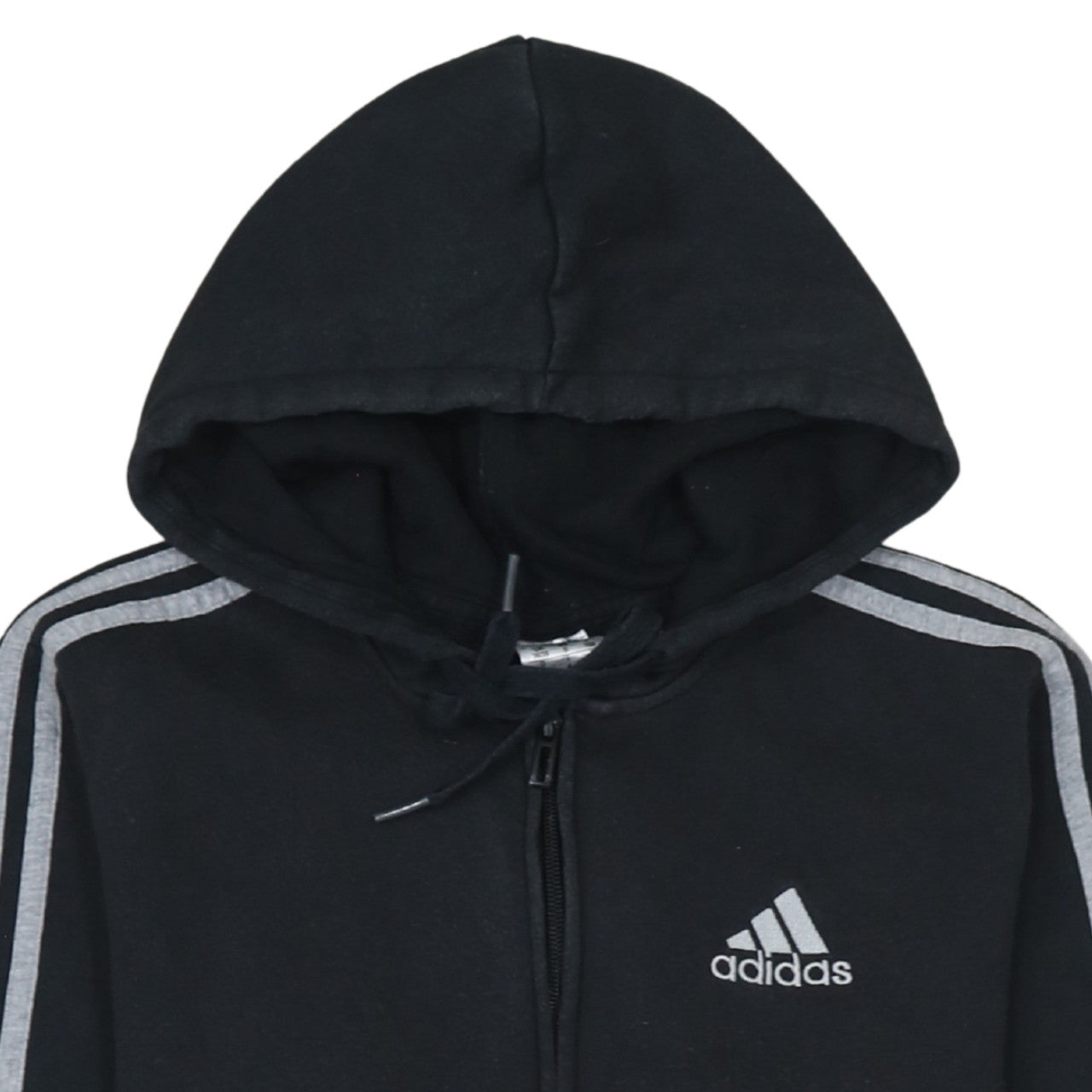 Mens UK Size S adidas Black Full Zip Hoodie