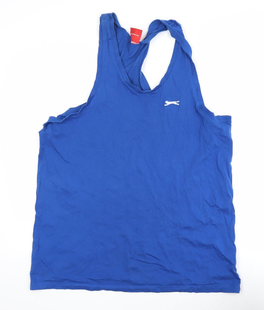 Mens UK Size XL Slazenger Blue Gym & TrainingBodybuildingRunning & Jogging Tank