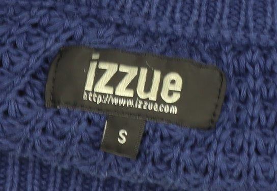 Womens UK Size S izzue Blue Pullover Jumper