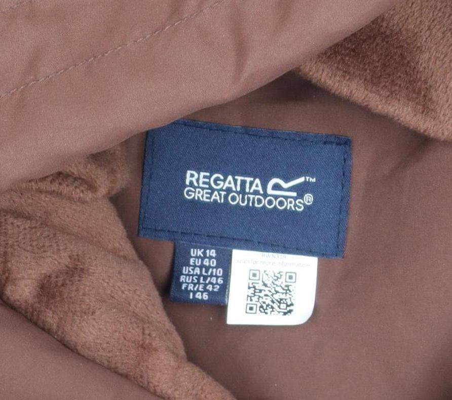 Womens UK Size 14 Regatta Brown Puffer Jacket