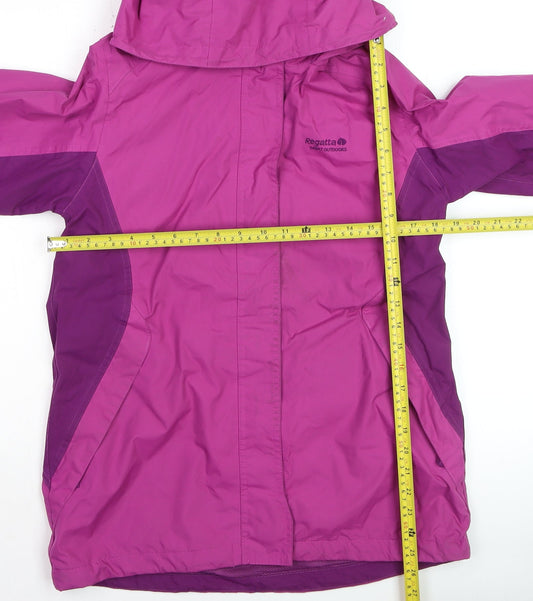 Womens UK Size 10 Regatta Purple Rain Coat