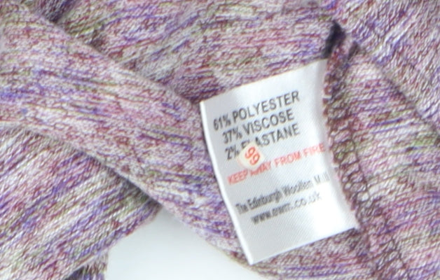 Womens UK Size 14-16 ISLE Purple Pullover Hoodie