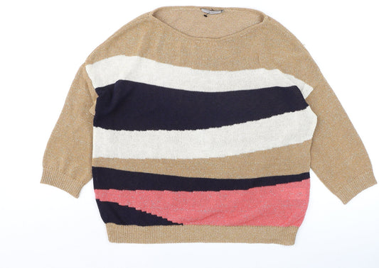 Womens UK Size S Superdry Multicoloured Pullover Jumper