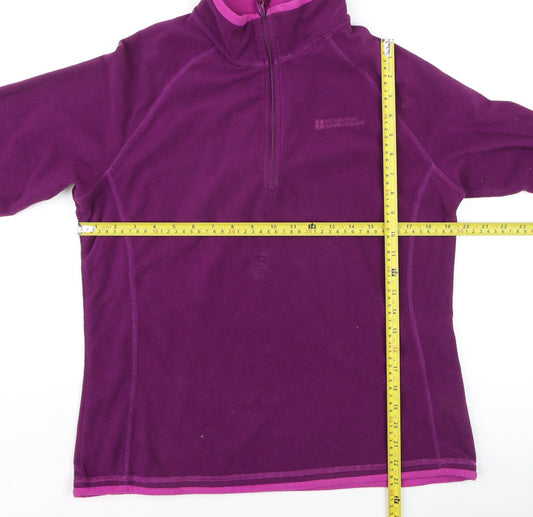 Womens UK Size 14 Mountain Warehouse Purple Pullover Sweatshirt