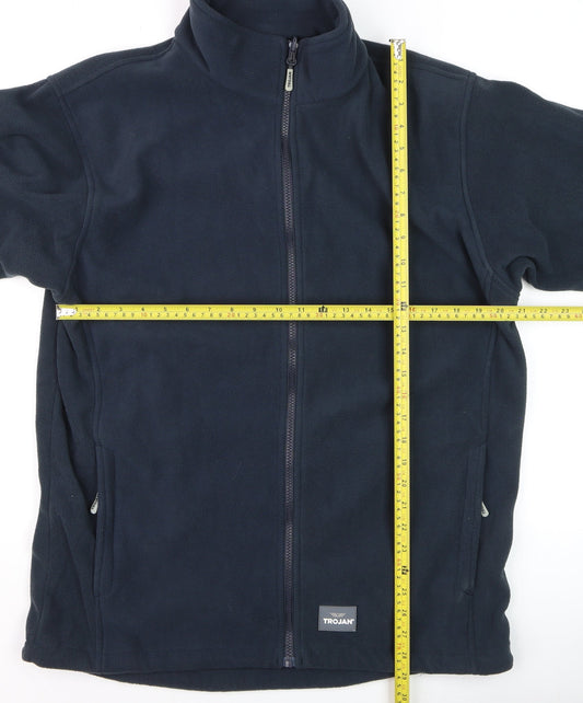Mens UK Size L Trojan Black Walking Hiking Gym & Training Jacket