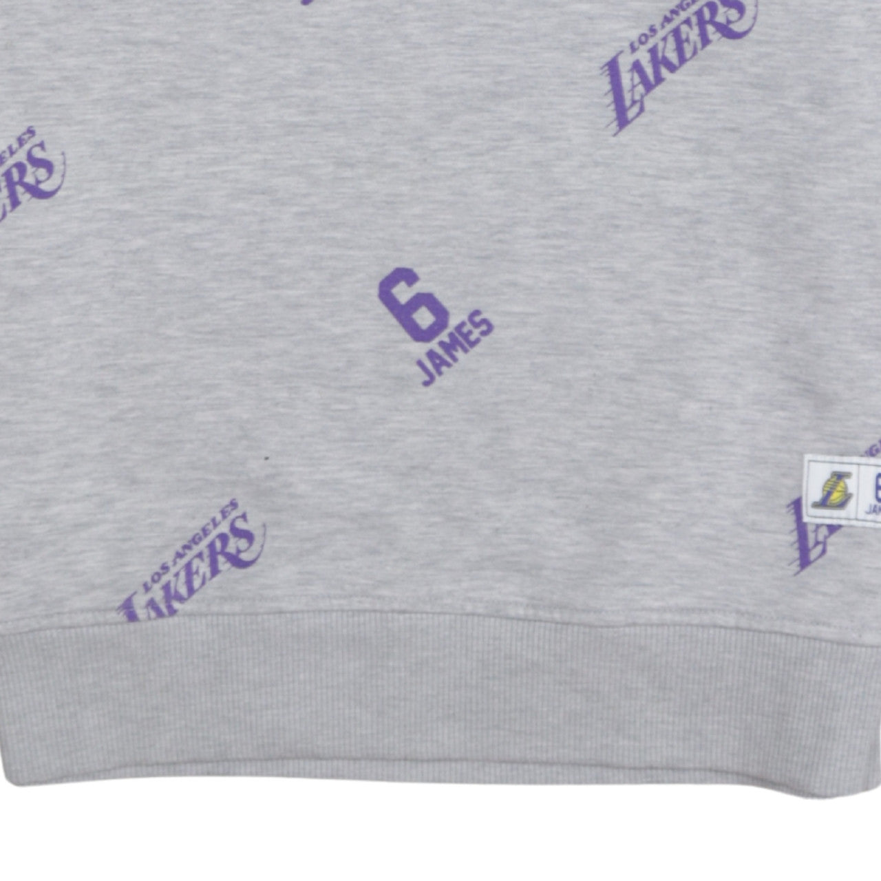 Mens UK Size M NBA Grey Pullover Sweatshirt