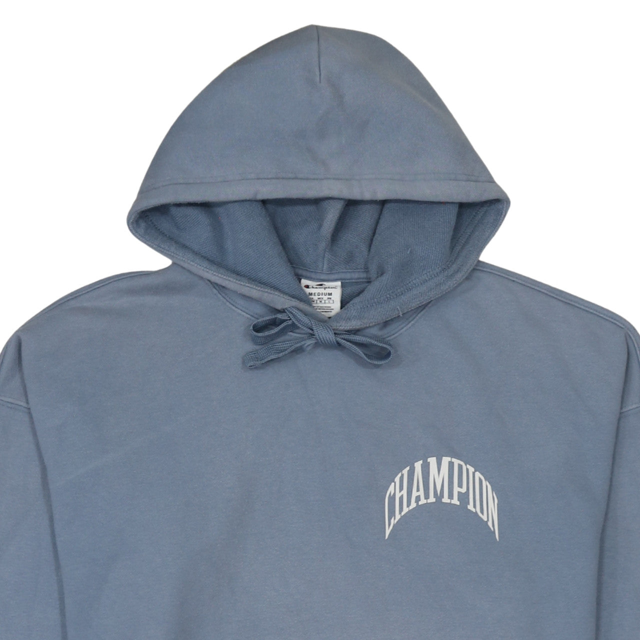 Mens UK Size M Champion Blue Pullover Hoodie