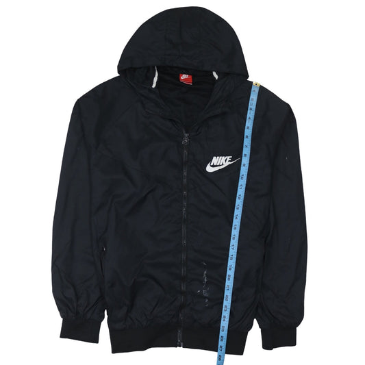 Nike Mens Black 3XL Windbreaker Hooded Full Zip Sports Jacket