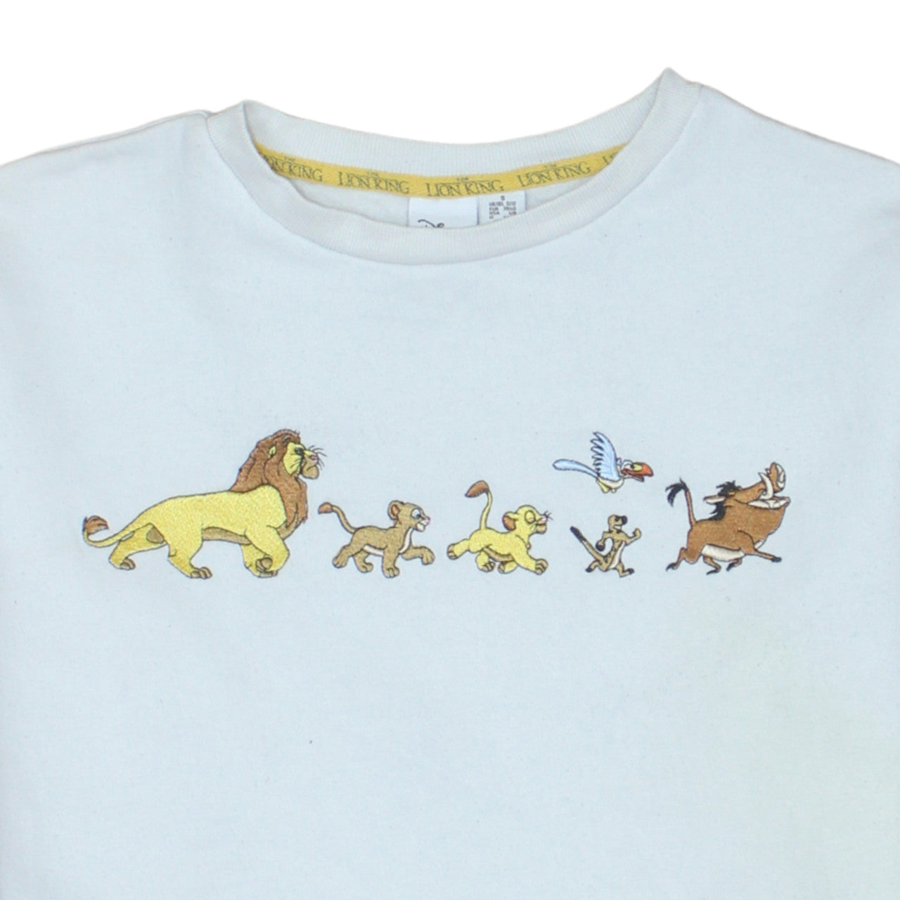 Womens UK Size S Disney White Pullover Sweatshirt