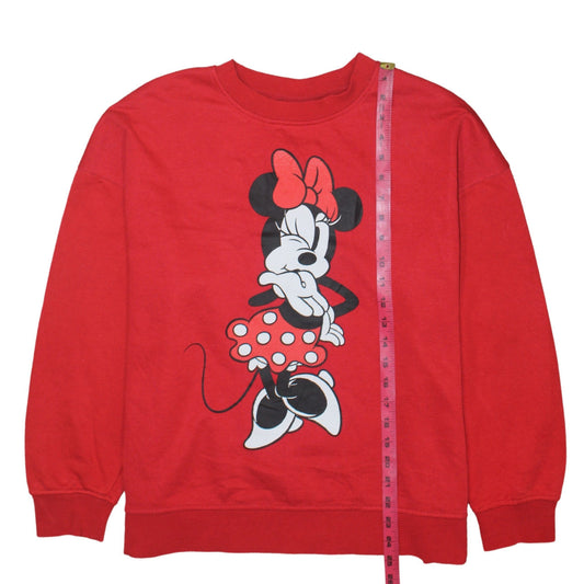 Womens UK Size L Primark Red Pullover Sweatshirt