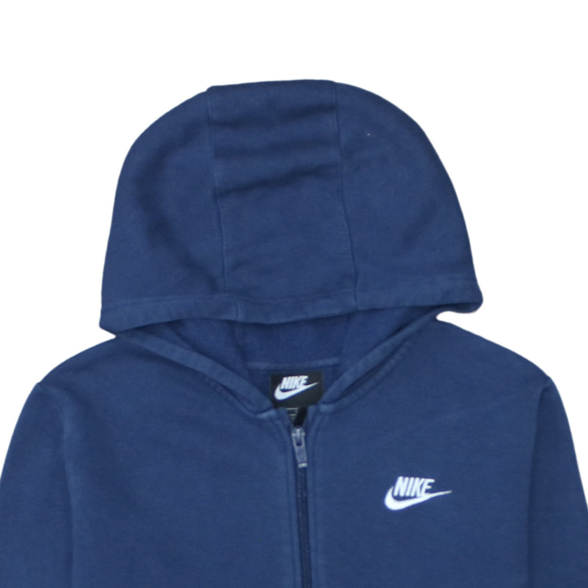 Additional view of Nike boys’ blue full zip fleece hoodie xl 158-170cm logo casual sportswear