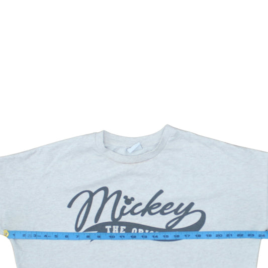 Womens UK Size 14 Disney Grey Pullover Sweatshirt
