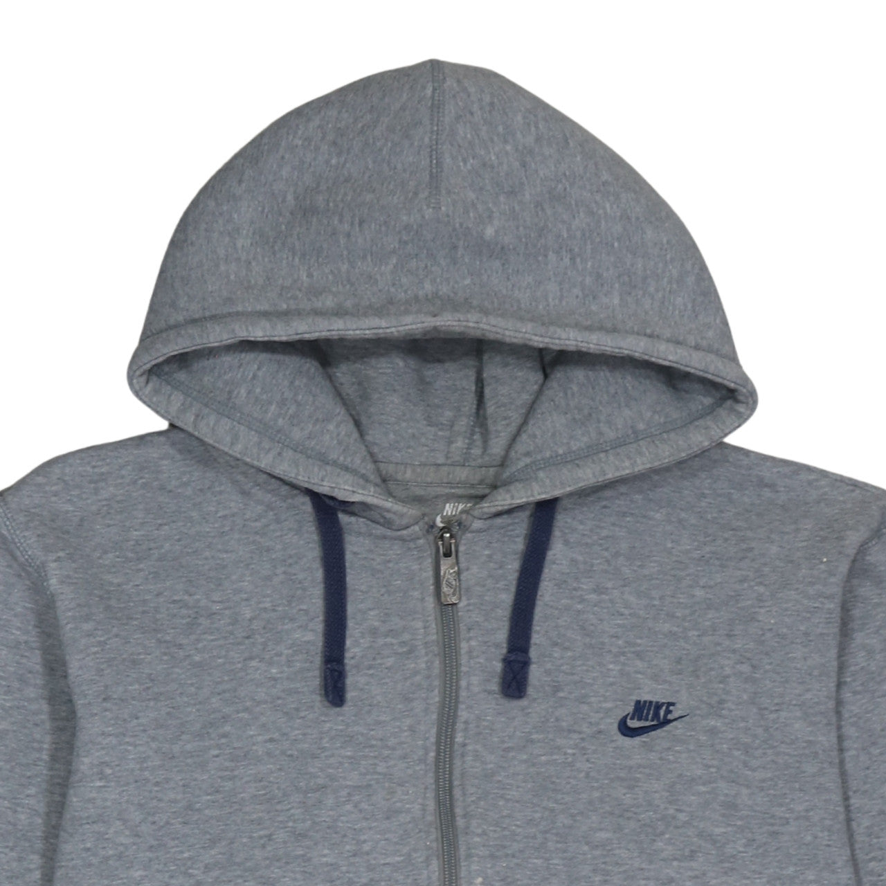 Mens UK Size XL Nike Grey Full Zip Hoodie