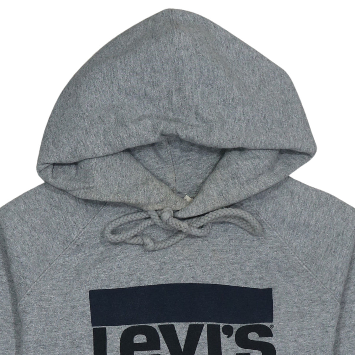 Mens UK Size M Levi's Grey Pullover Hoodie