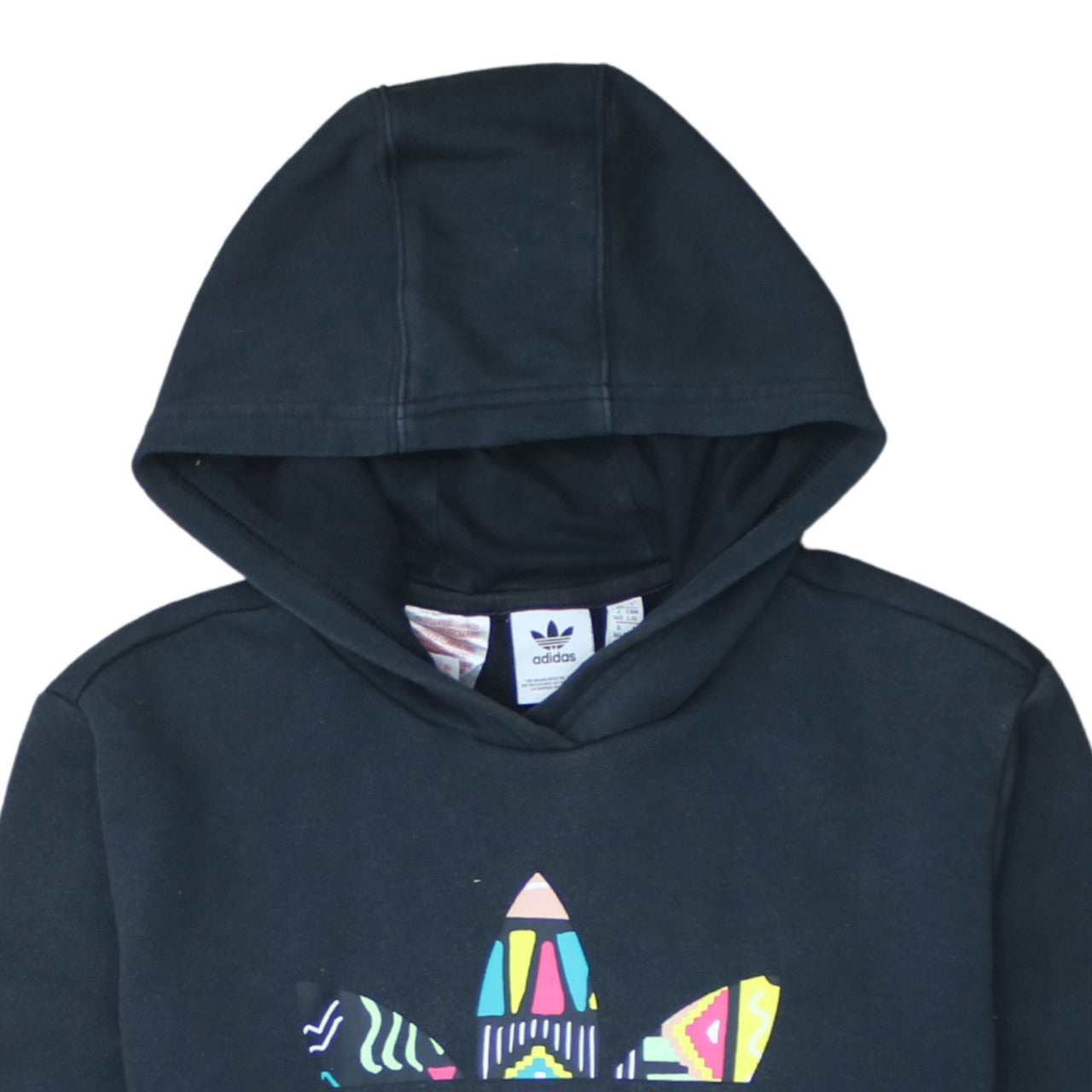 Boys UK Size 13-14 Years adidas Black Pullover Hoodie